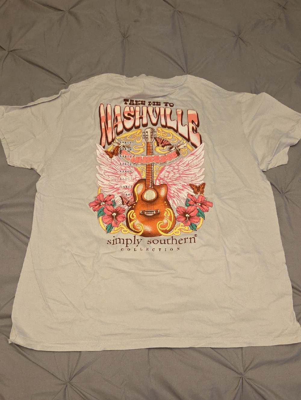 Simply Southern 'Take Me to Nashville' Graphic Short Sleeve Tee